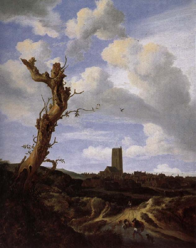 Jacob van Ruisdael View of Egmond aan Zee with a Blasted Elm